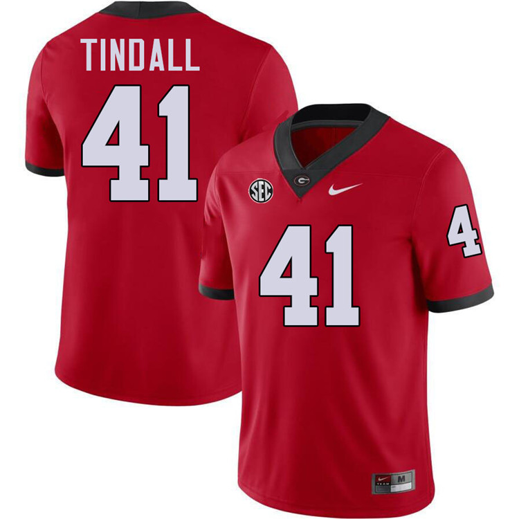 Channing Tindall Georgia Jersey,University Of Georgia Bulldogs Football Jersey,Uniforms,Gears-Red